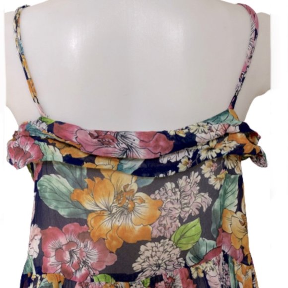 Rachel Pally Chiffon Lola Dress Bouquet Size Large - Picture 11 of 13